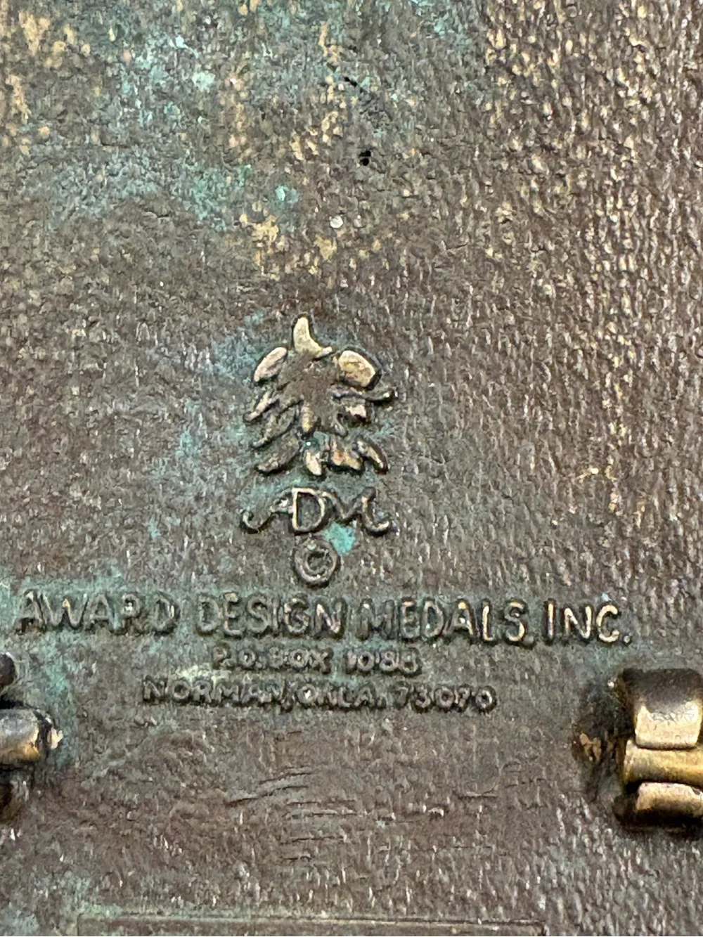 Vintage solid brass
